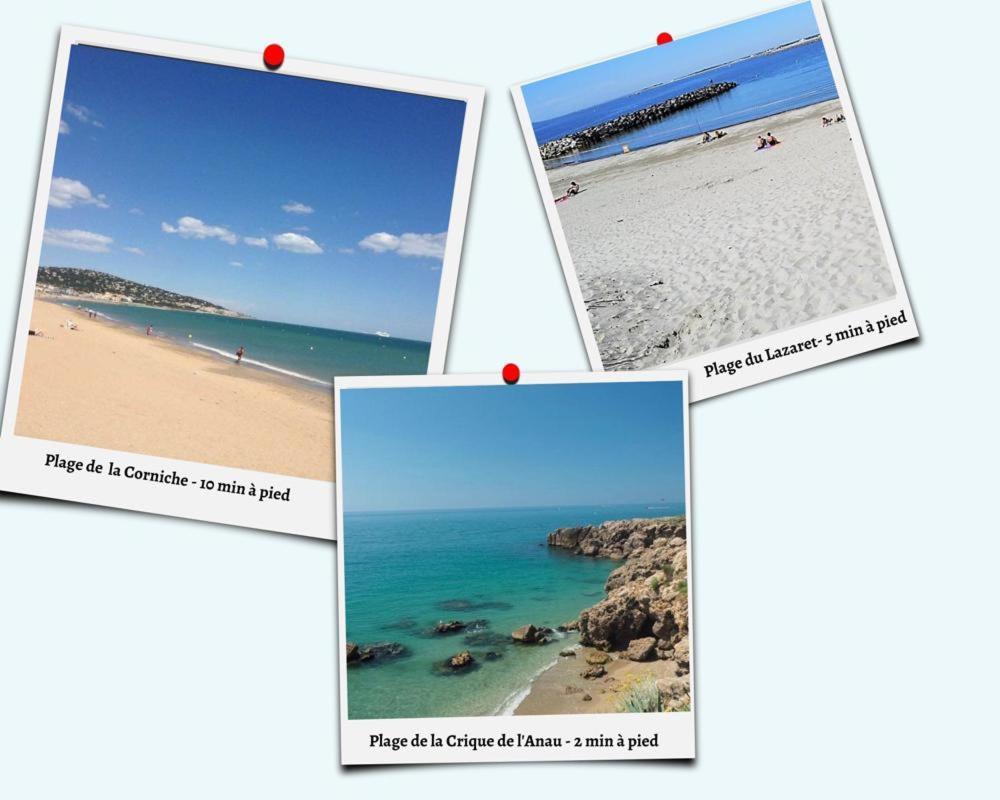 Le Paradis - Vue Imprenable Sur La Mer Sète Buitenkant foto